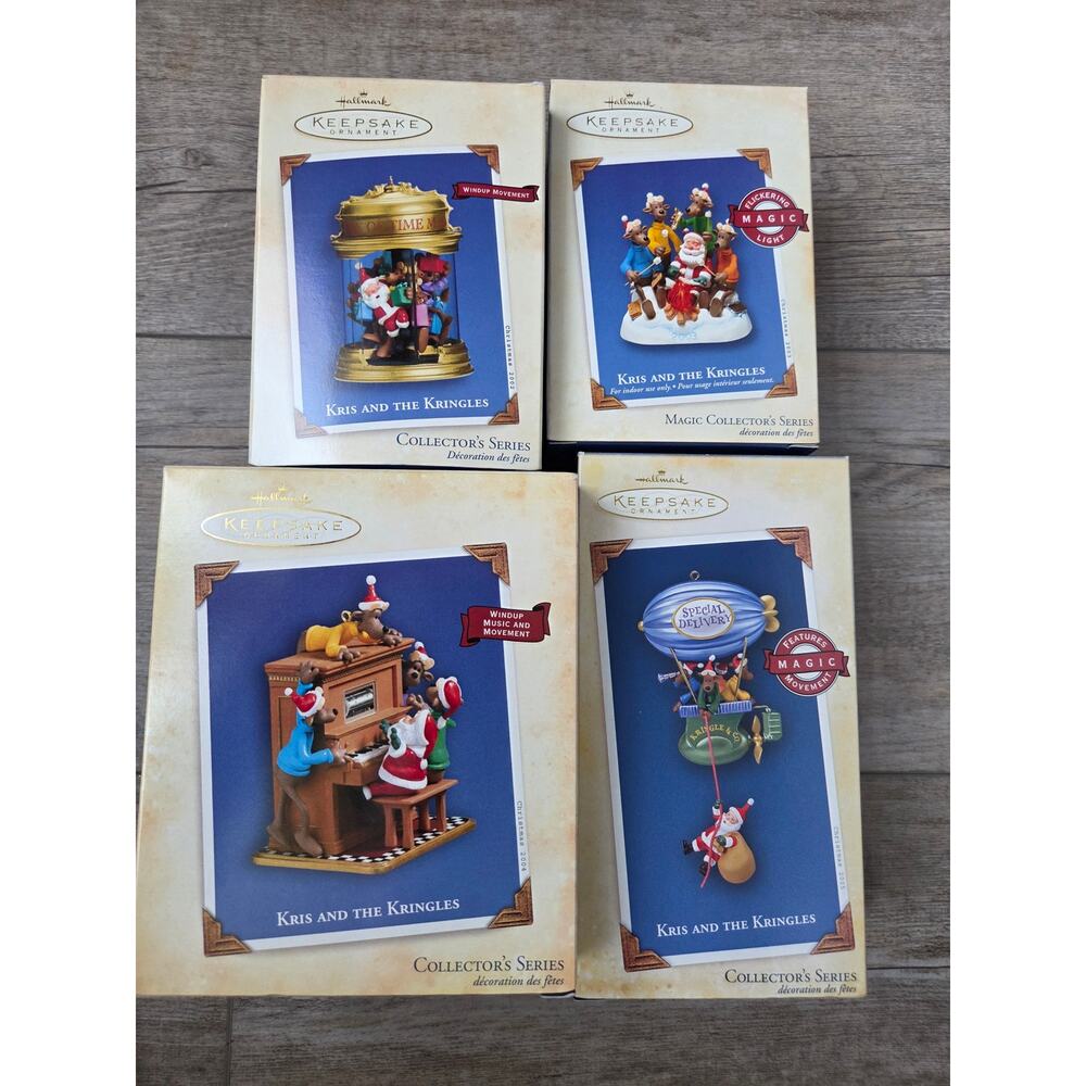 Hallmark Kris and the Kringles Ornament Lot 2002-2005 Magic Series 2 3 4 5 Boxes